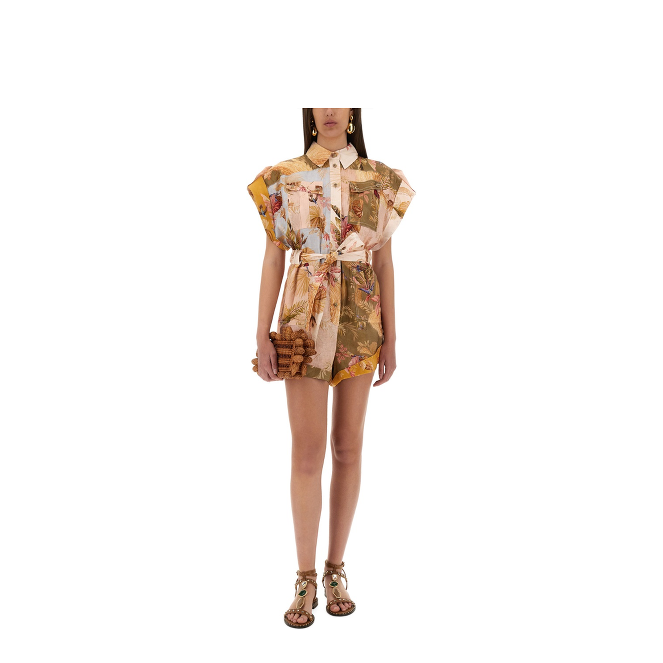 Ascension Linen Playsuit