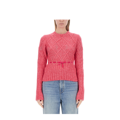 MAYFEYR - CORMIO - Wool Jersey Sweater - OMA5FUXIA