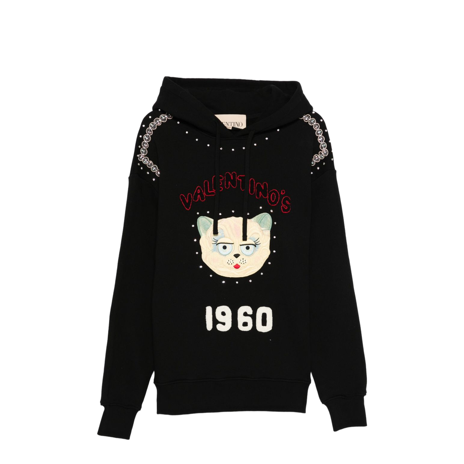 Embroidered Cotton Hoodie