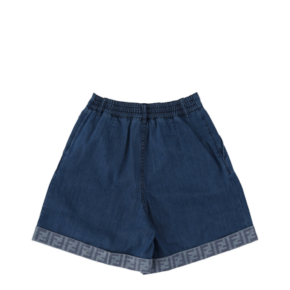 MAYFEYR - Fendi - Short Denim Dark Blue - JFF400KAVWIF0QG0