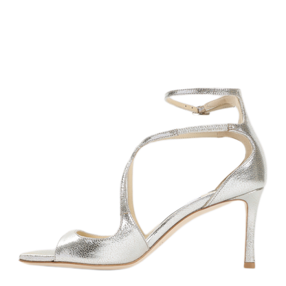 MAYFEYR - Jimmy Choo - Leather Glitter Sandals - AZIA75GLECHAMPAGNE