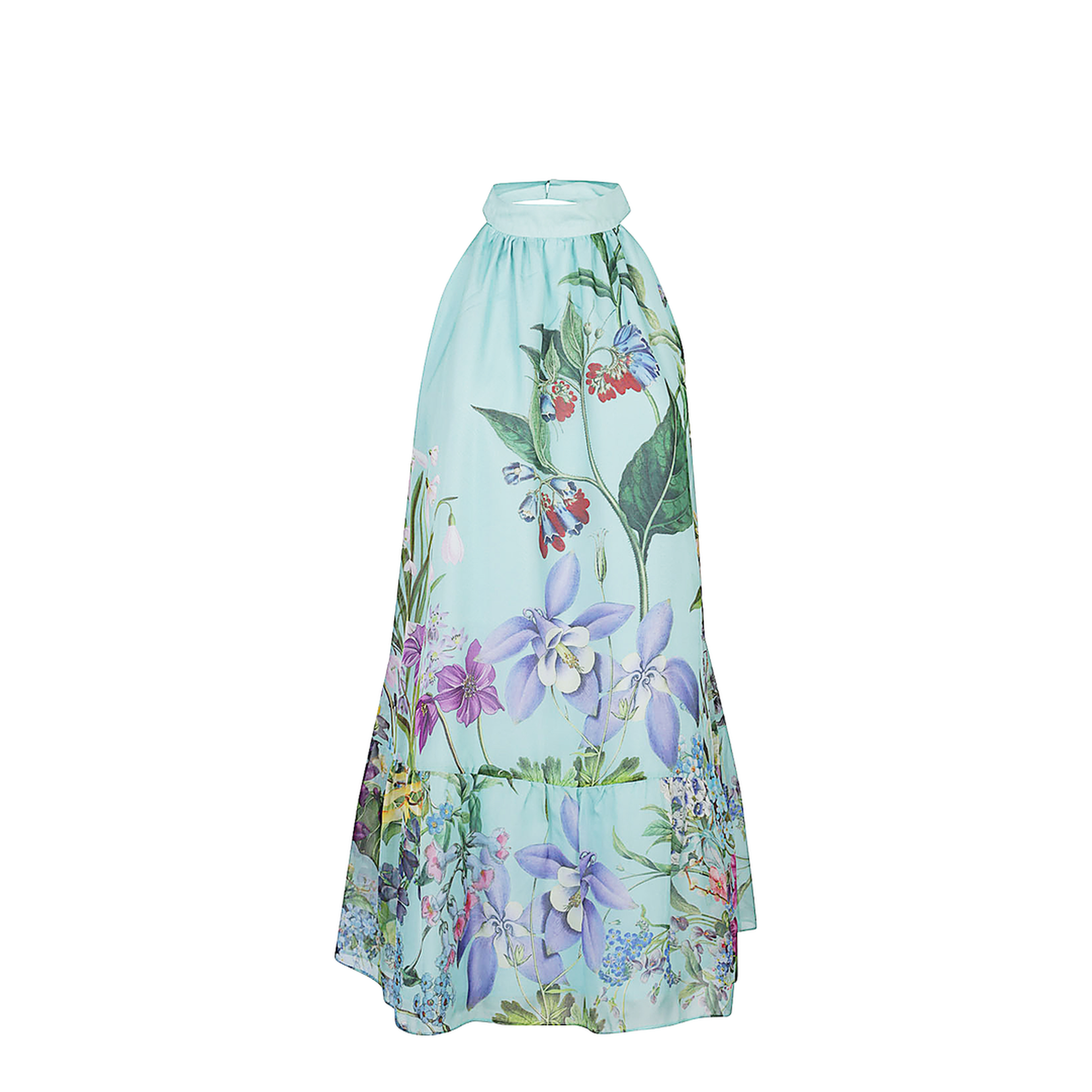 Printed Silk Dress