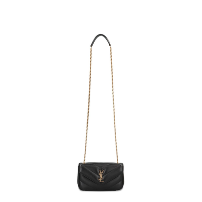 Loulou Mini Chain Bag in Black