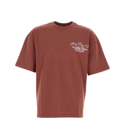 MAYFEYR - Amiri - Dreamers Chain Stitch Os Tee - AM426JR003BRICK