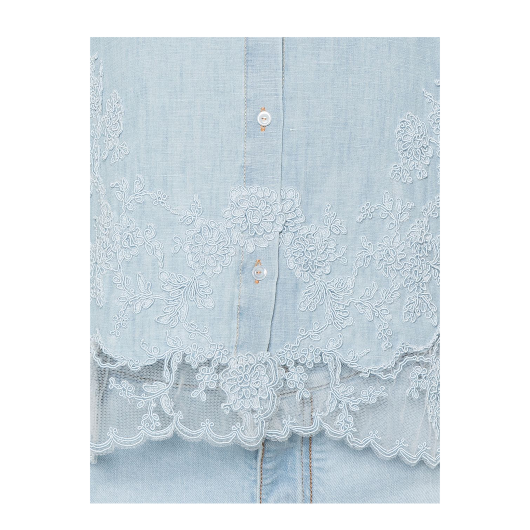 MAYFEYR - Ermanno Scervino - Clear Blue Shirts - D482K365APTZD44115