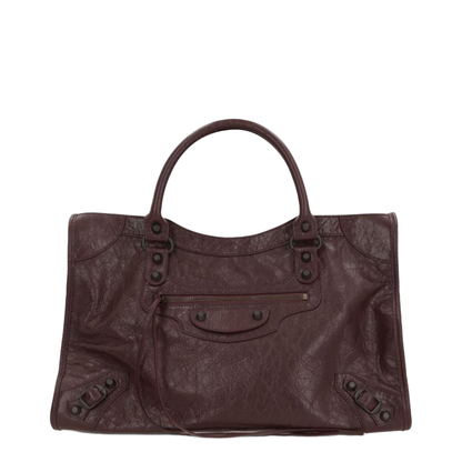Le City Medium Bag in Dark Burgundy