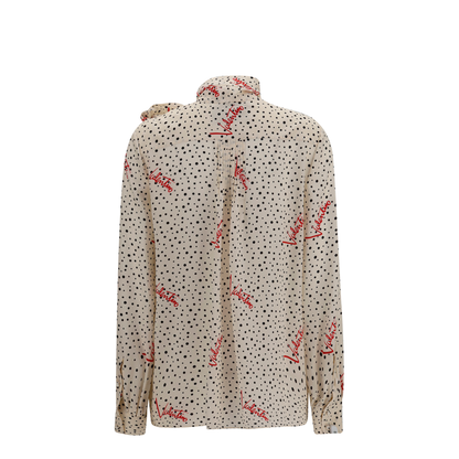 MAYFEYR - Valentino - Crepe De Chine Bow-Neck Shirt - 9B3AB8N0A9N