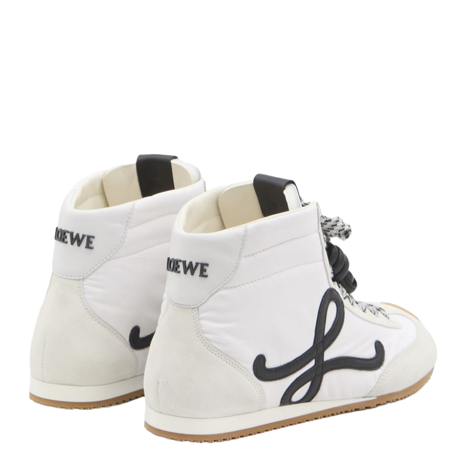 White Ballet Runner 2.0 High-Top Sneakers