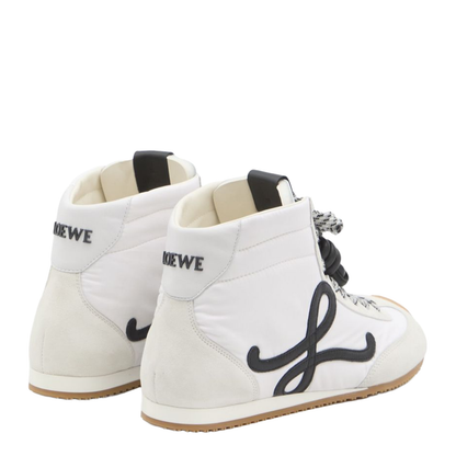 White Ballet Runner 2.0 High-Top Sneakers
