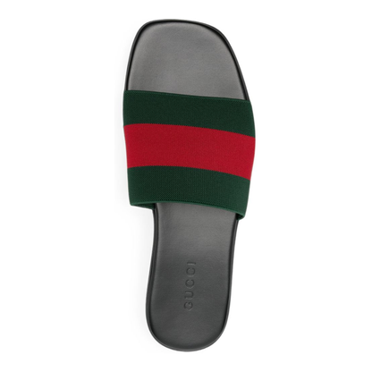 MAYFEYR - Gucci - Web Detail Flat Sandals - A006HQHAAOX8460