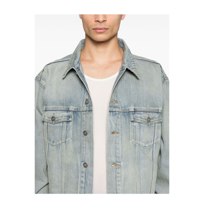 Trucker Jacket in Chicago Blue Denim