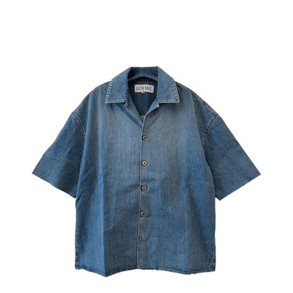 Blue Denim Anagram Shirt