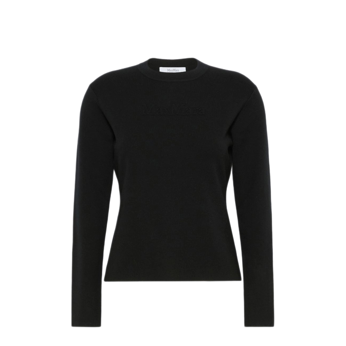Black Wool Manto Sweater