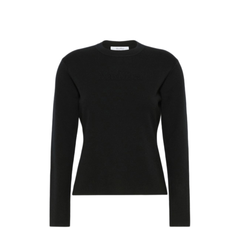 Black Wool Manto Sweater