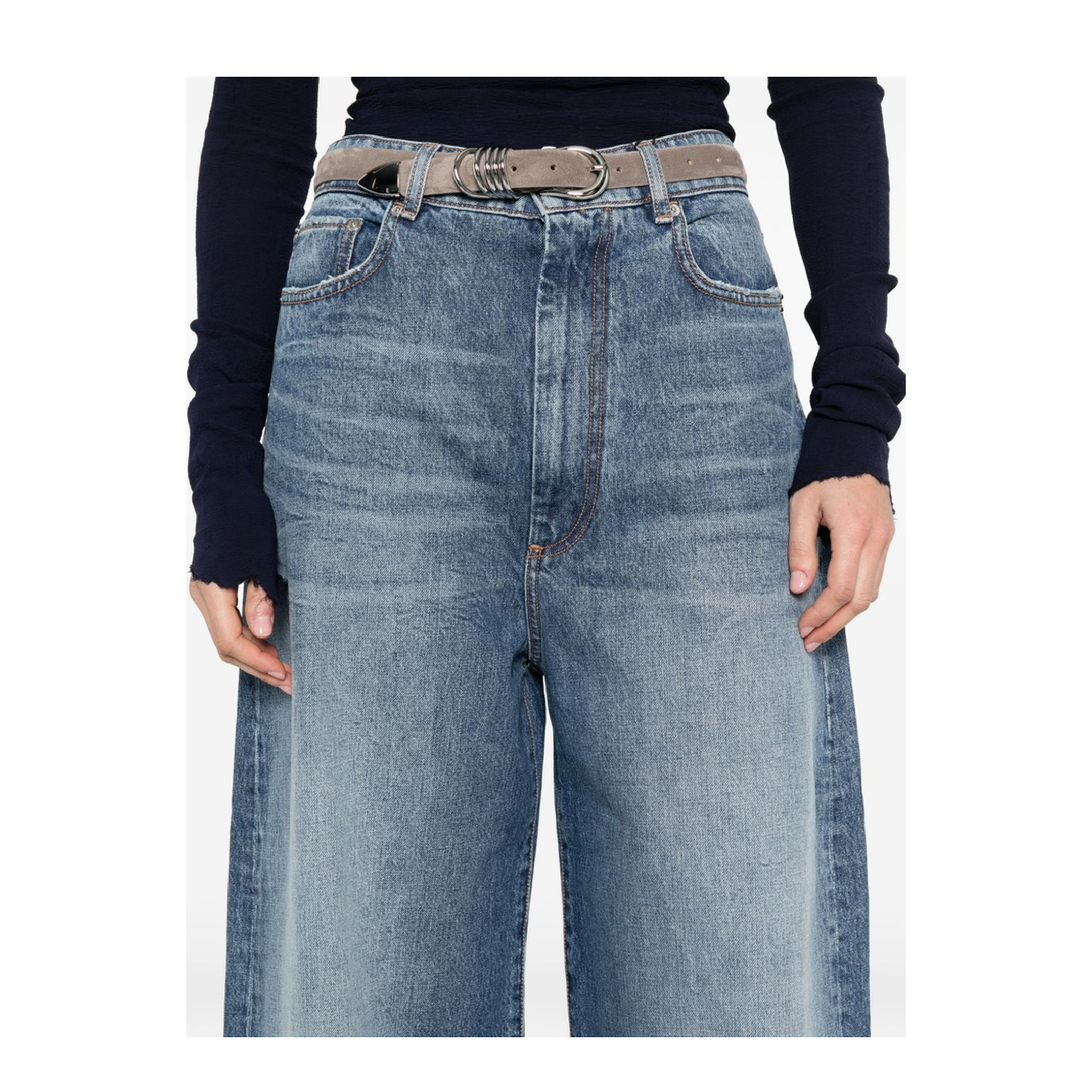 MAYFEYR - Sportmax - Pre Jeans Blue - 12181055600005