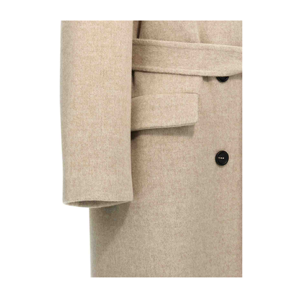 Double Breasted Coat Beige