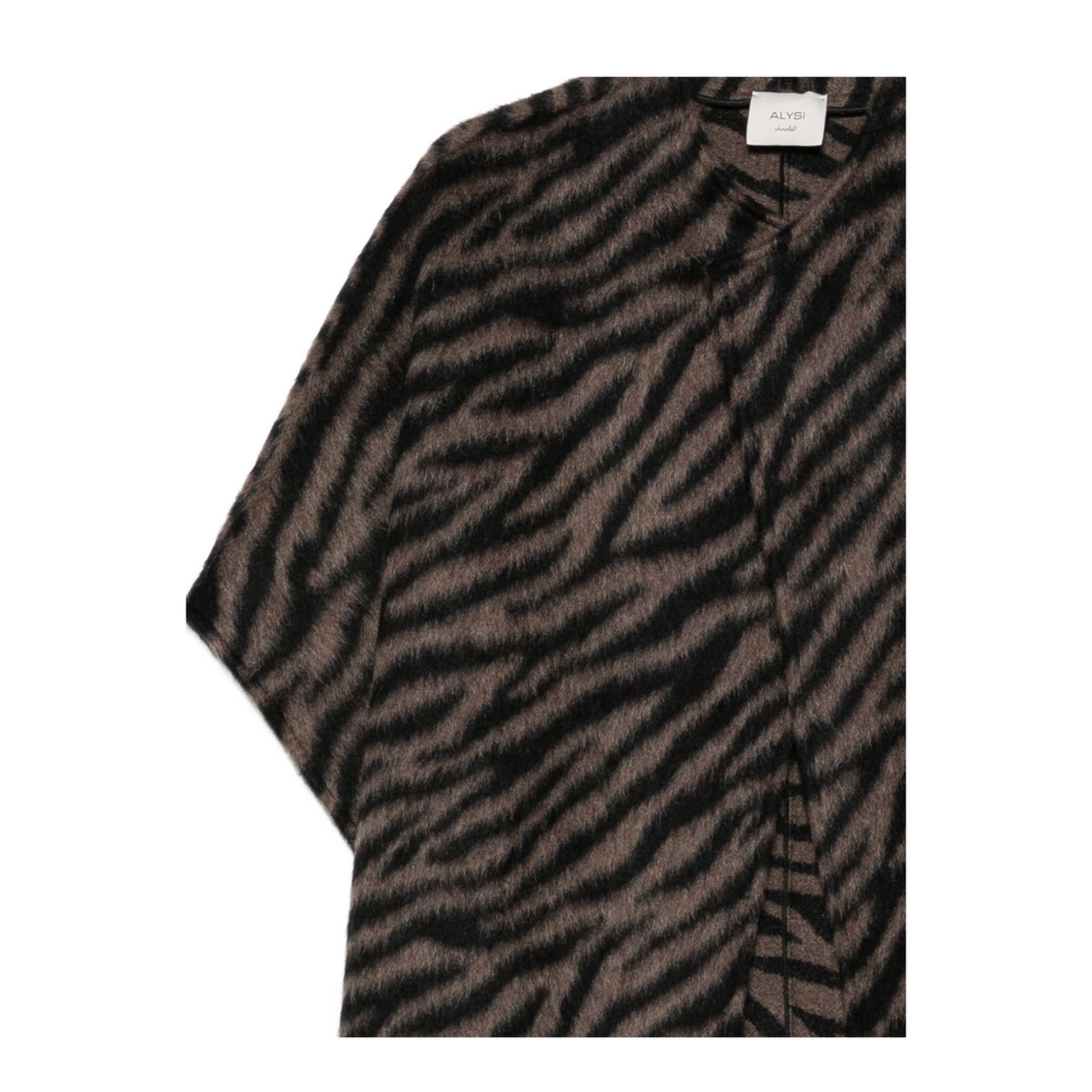 MAYFEYR - Alysi - Black Tiger Print Jacket - 166945A6239TIGRE