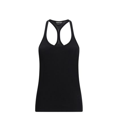 MAYFEYR - Tom Ford - Silk-Blend Ribbed Jersey Tank Top - TSJ634JEX183