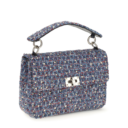 MAYFEYR - Valentino - Rockstud Spike Tweed Handbag - 9W2B0122STT