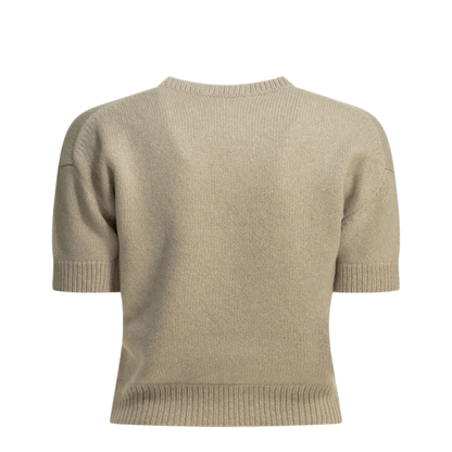 MAYFEYR - Khaite - Golden Crew Neck Sweater - 18289650992