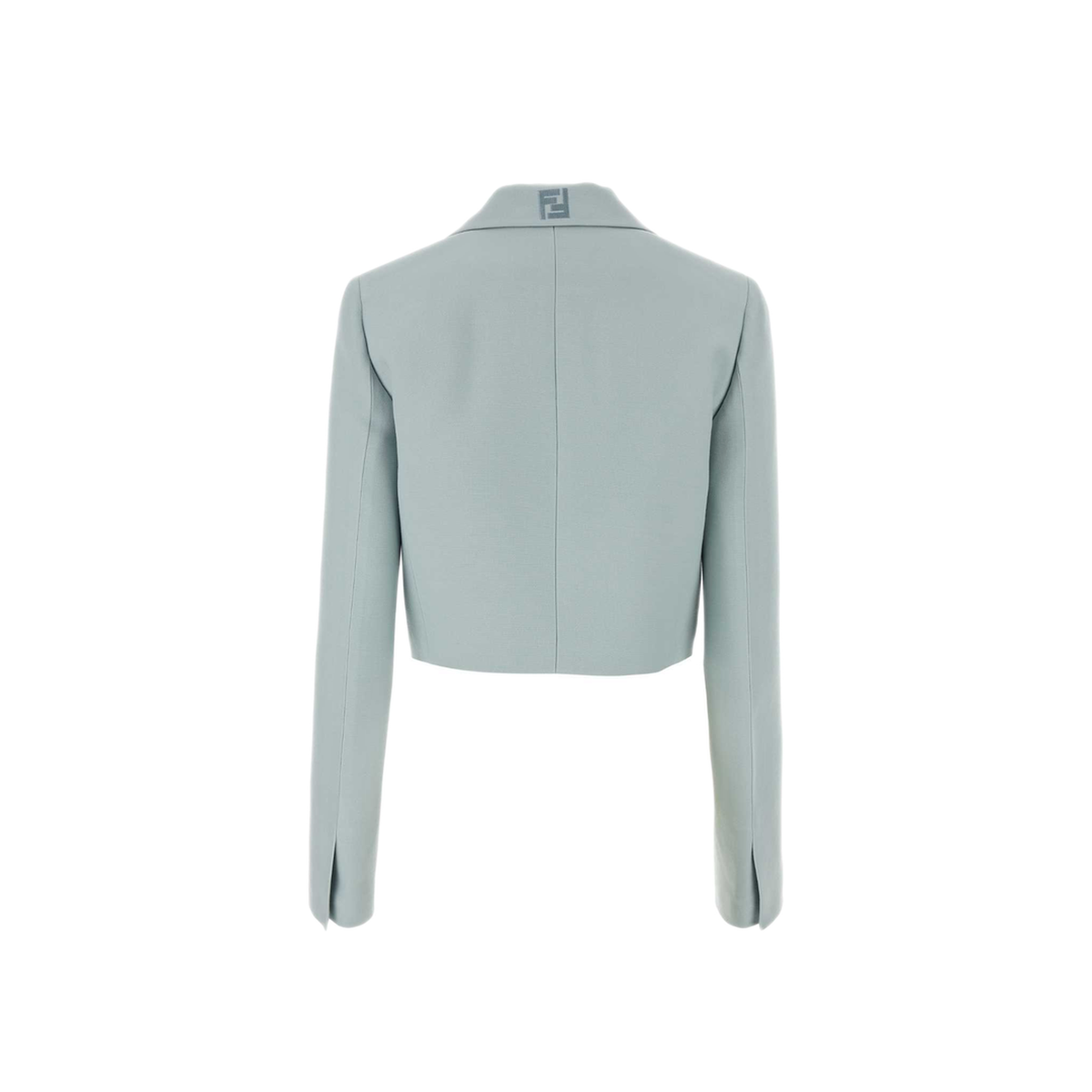 MAYFEYR - Fendi - Powder Blue Wool Blend Blazer - FJ7491AC4GF08S8