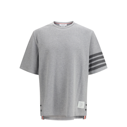 MAYFEYR - Thom Browne - Textured Cotton Piqué T-Shirt - MJS296AJ0248