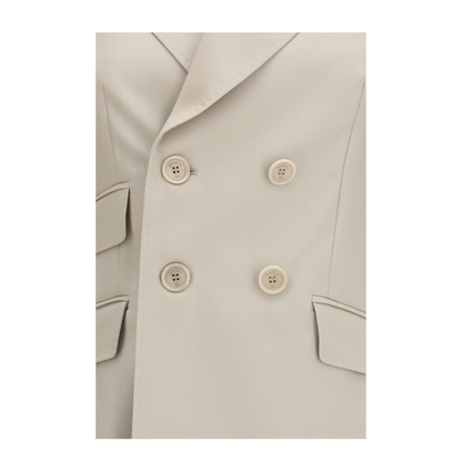 MAYFEYR - Max Mara - Placido Double-Breasted Blazer In Wool Mohair And Silk - 2611041083600