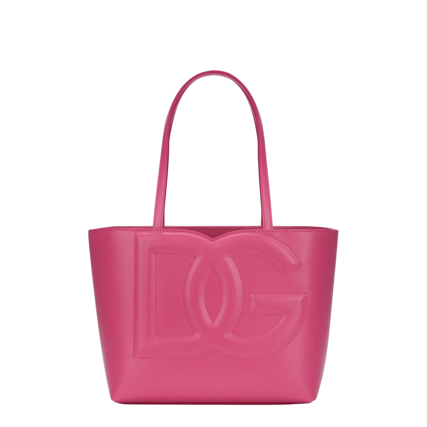 Calfskin DG Logo Bag Shopper in Lilac