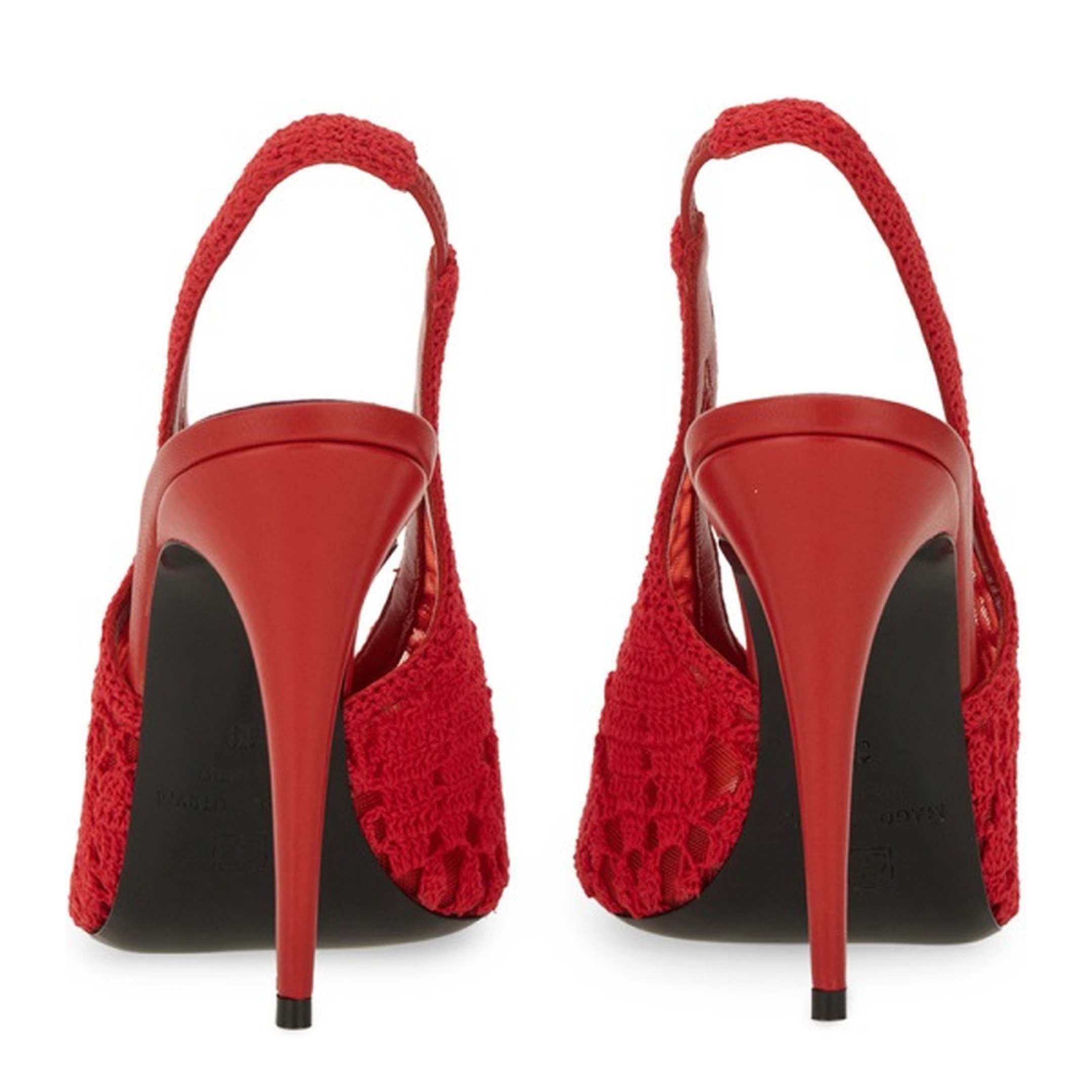 MAYFEYR - Magda Butrym - Crochet Slingback - 523725RED