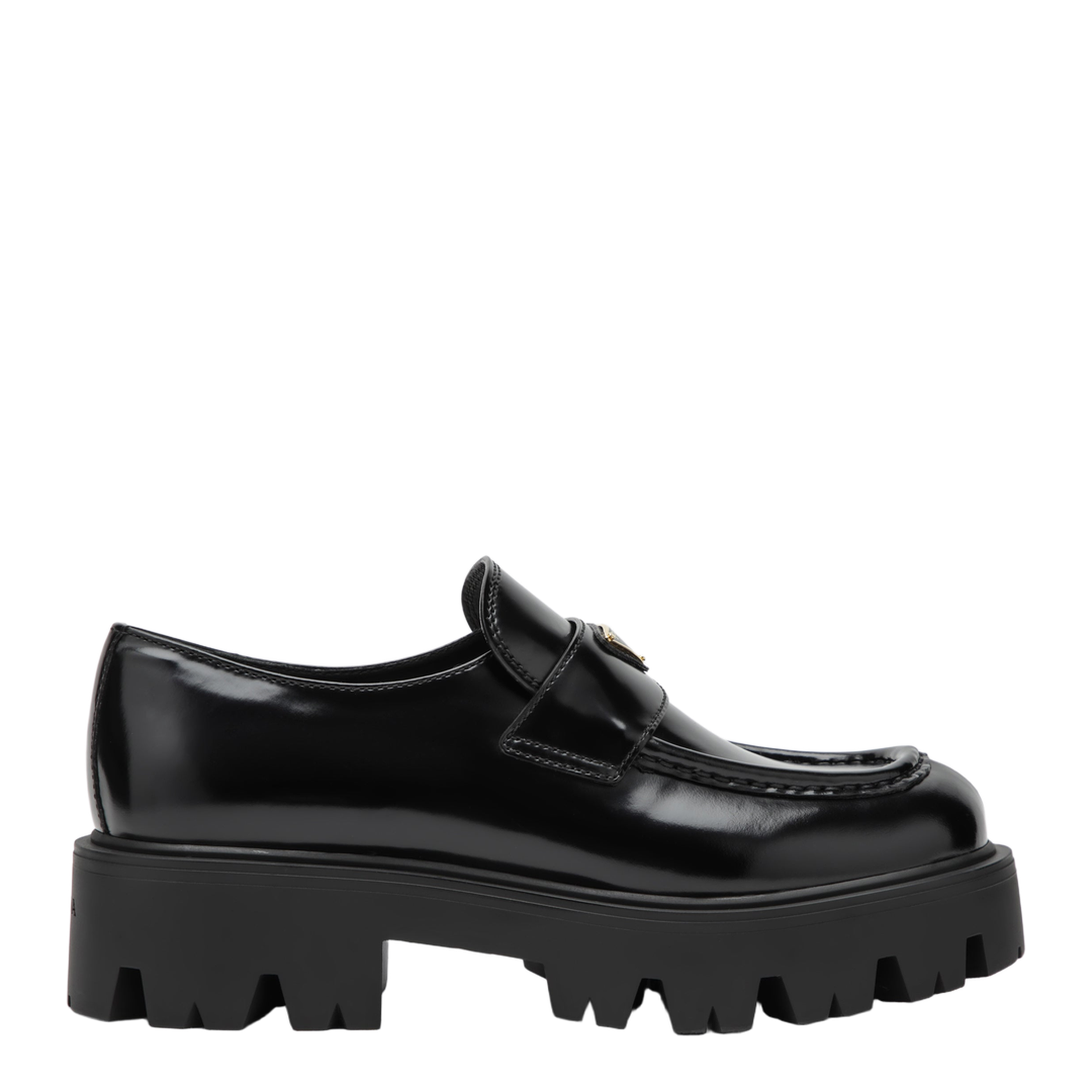 MAYFEYR - Prada - Black Brushed Leather Loafers - 1D185OB050055F0002