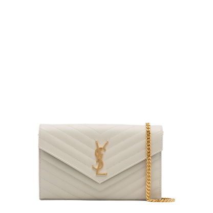 Classic Cassandre Chain Wallet In Grain De Poudre Leather