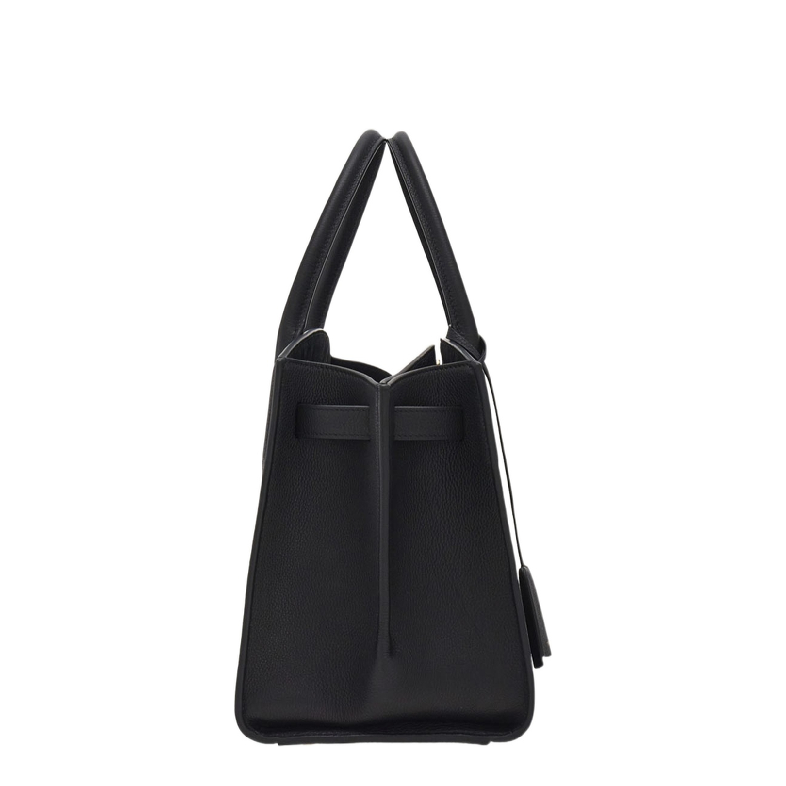 Grained Leather Handbag