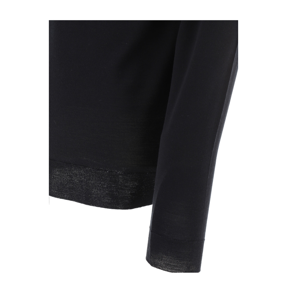 MAYFEYR - John Smedley - Belper Merino Wool Polo Shirt - BELPERBLACK