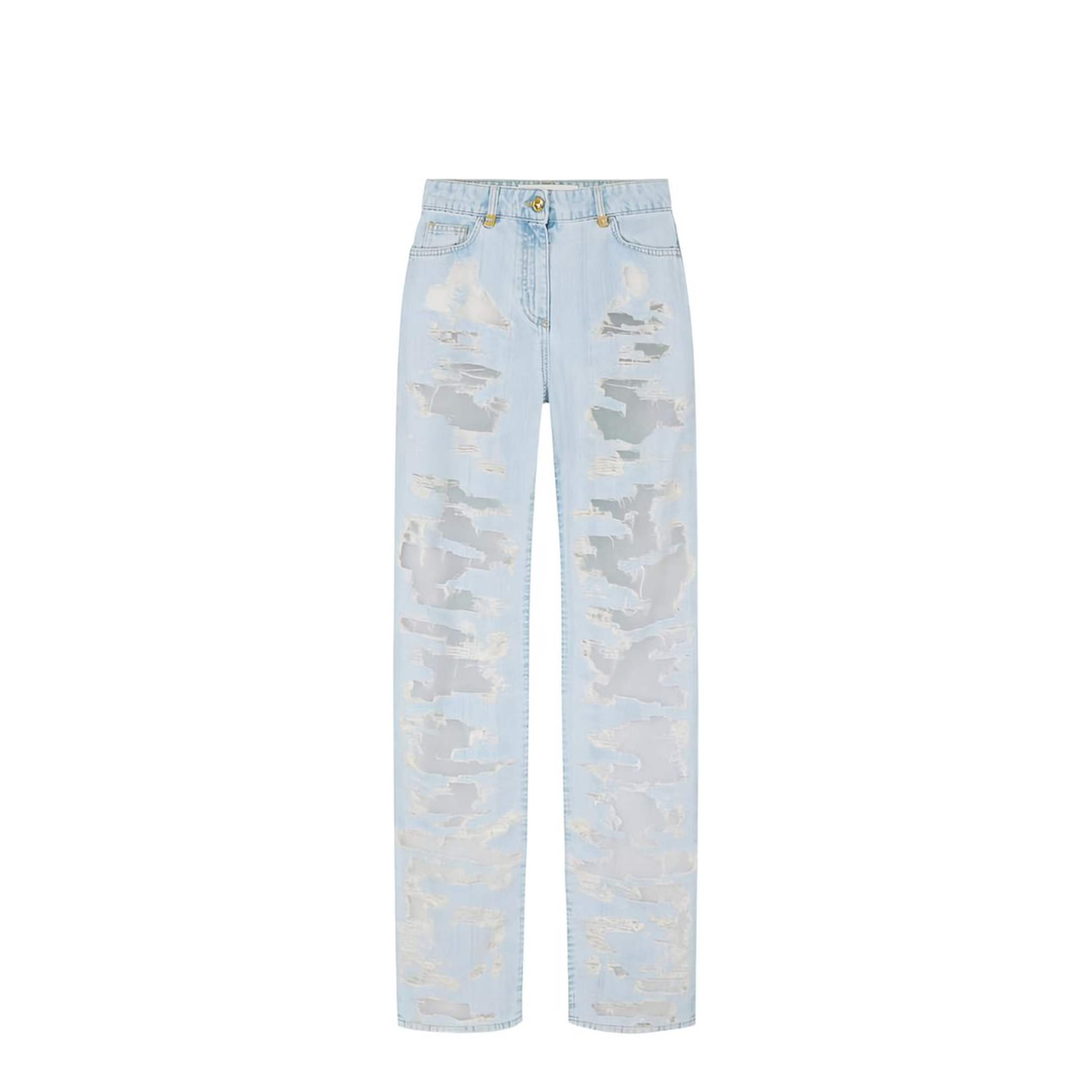 MAYFEYR - Elisabetta Franchi - Clear Blue Jeans - PJ32N62E2FF6