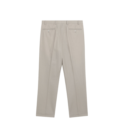 MAYFEYR - Prada - Sand Cotton Trousers With Key Ring - UP0419OOO19AMF0036