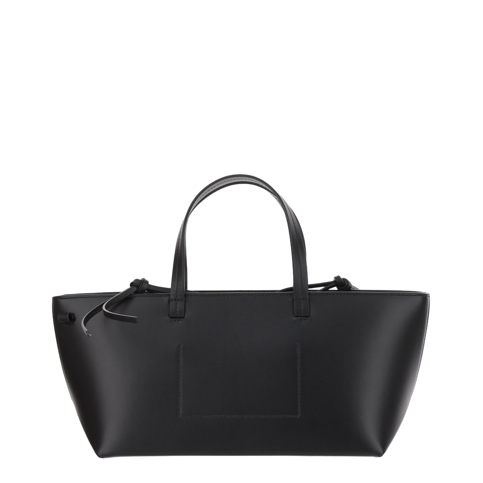 Bateau Black Leather Seal Bag