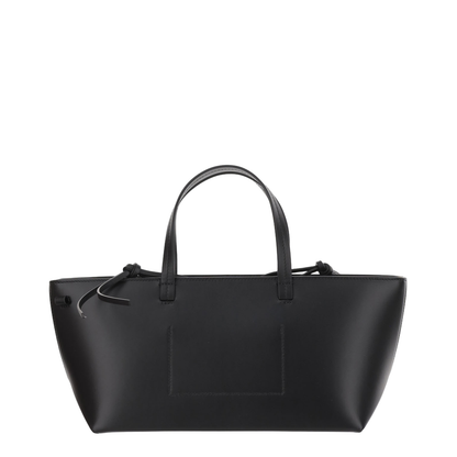 Bateau Black Leather Seal Bag