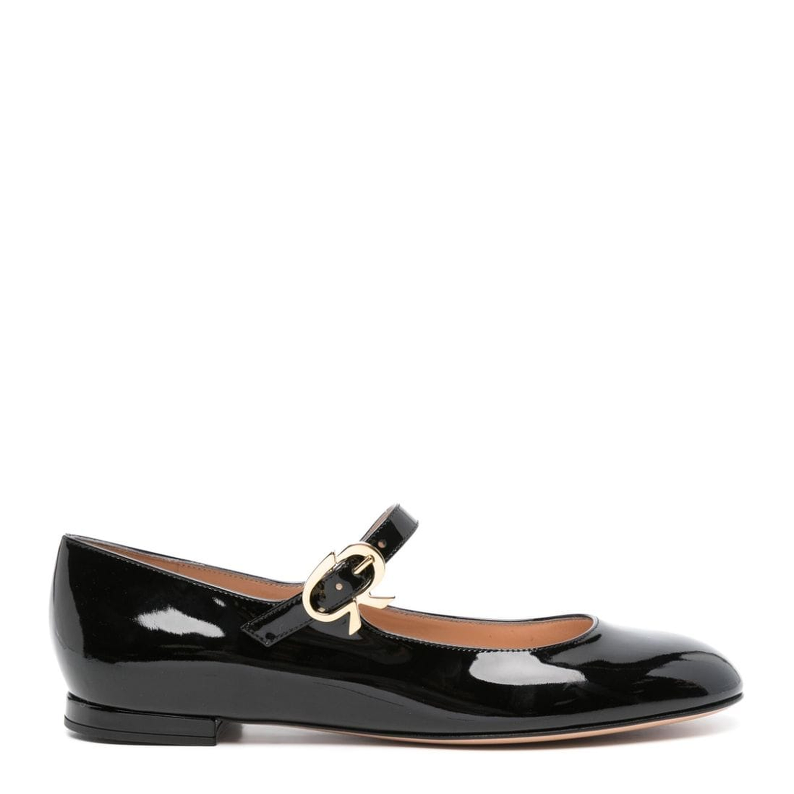 Mary Ribbon 05 Patent Leather Ballet Flats