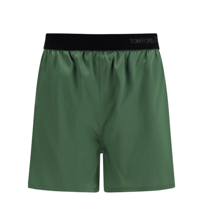 MAYFEYR - Tom Ford - Stretch Silk Satin Pj Shorts - SH0080FAX881