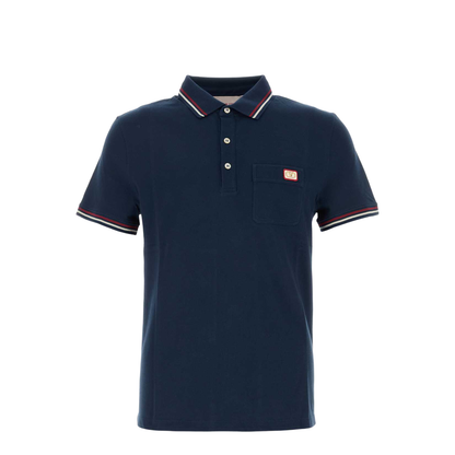Midnight Blue Cotton Polo Shirt