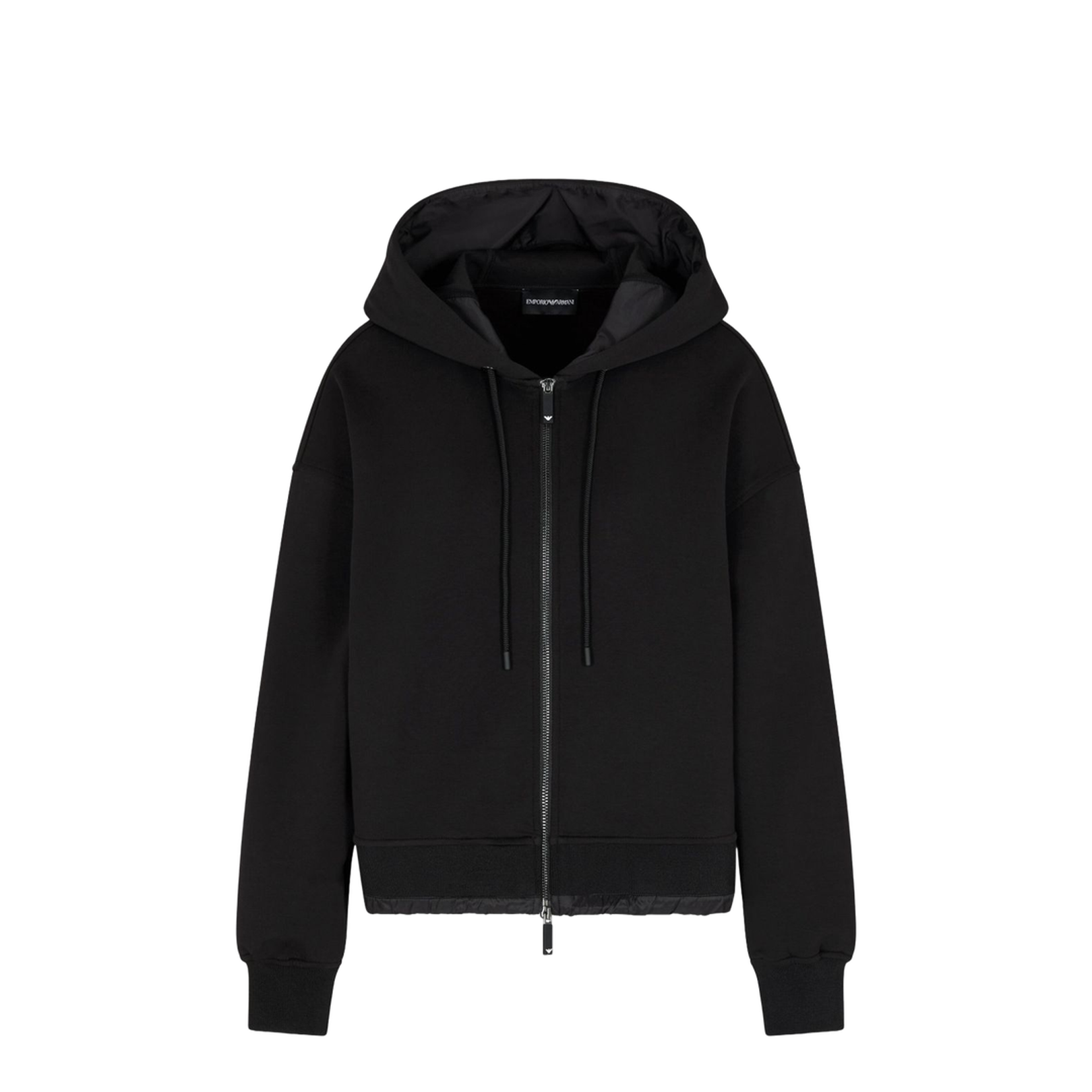 Cotton Blouson Jacket - Black
