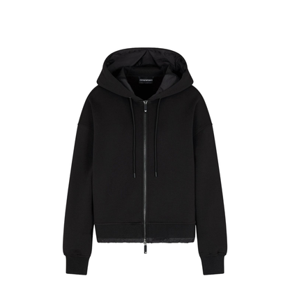 Cotton Blouson Jacket - Black