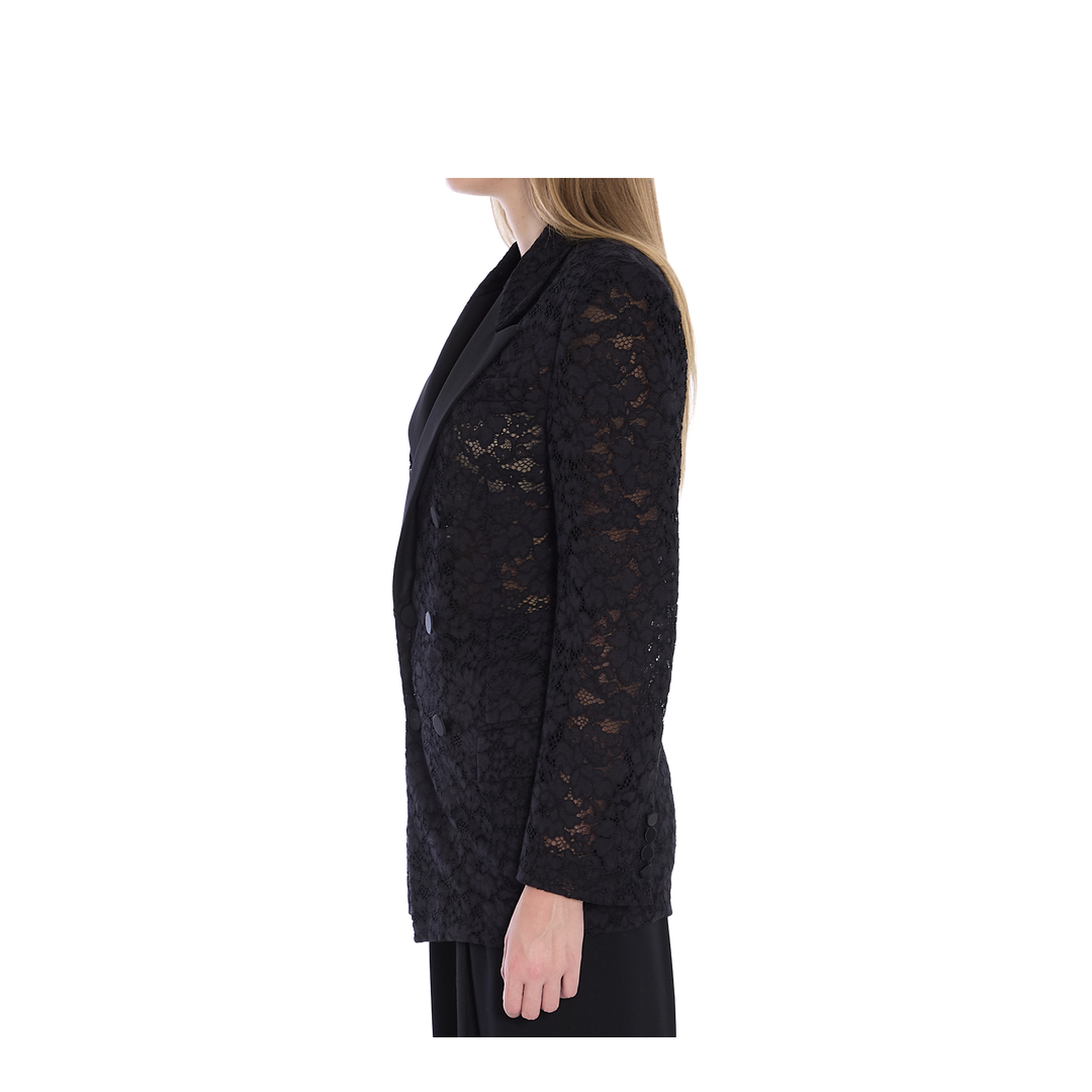 Tuxedo Jacket in Guipure