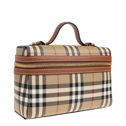 MAYFEYR - Burberry - Vanity Case Accessories - 8120525A9534VNTGCHKBRIARBROWN