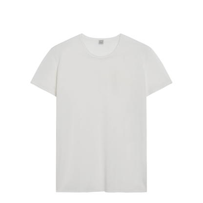 MAYFEYR - Toteme - Ecru Silk Crêpe T-Shirt - 252-WRT0476YA0173116