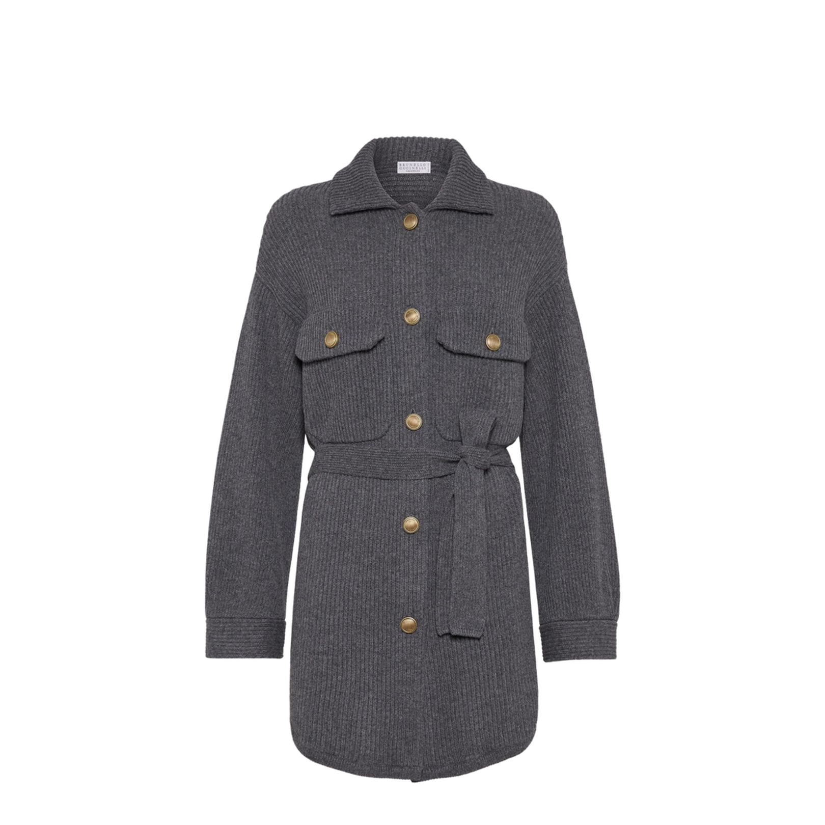English Rib Knit Cardigan