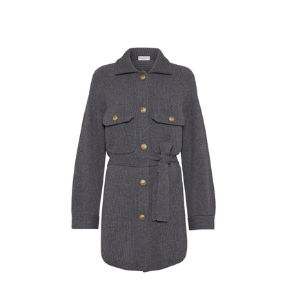 English Rib Knit Cardigan