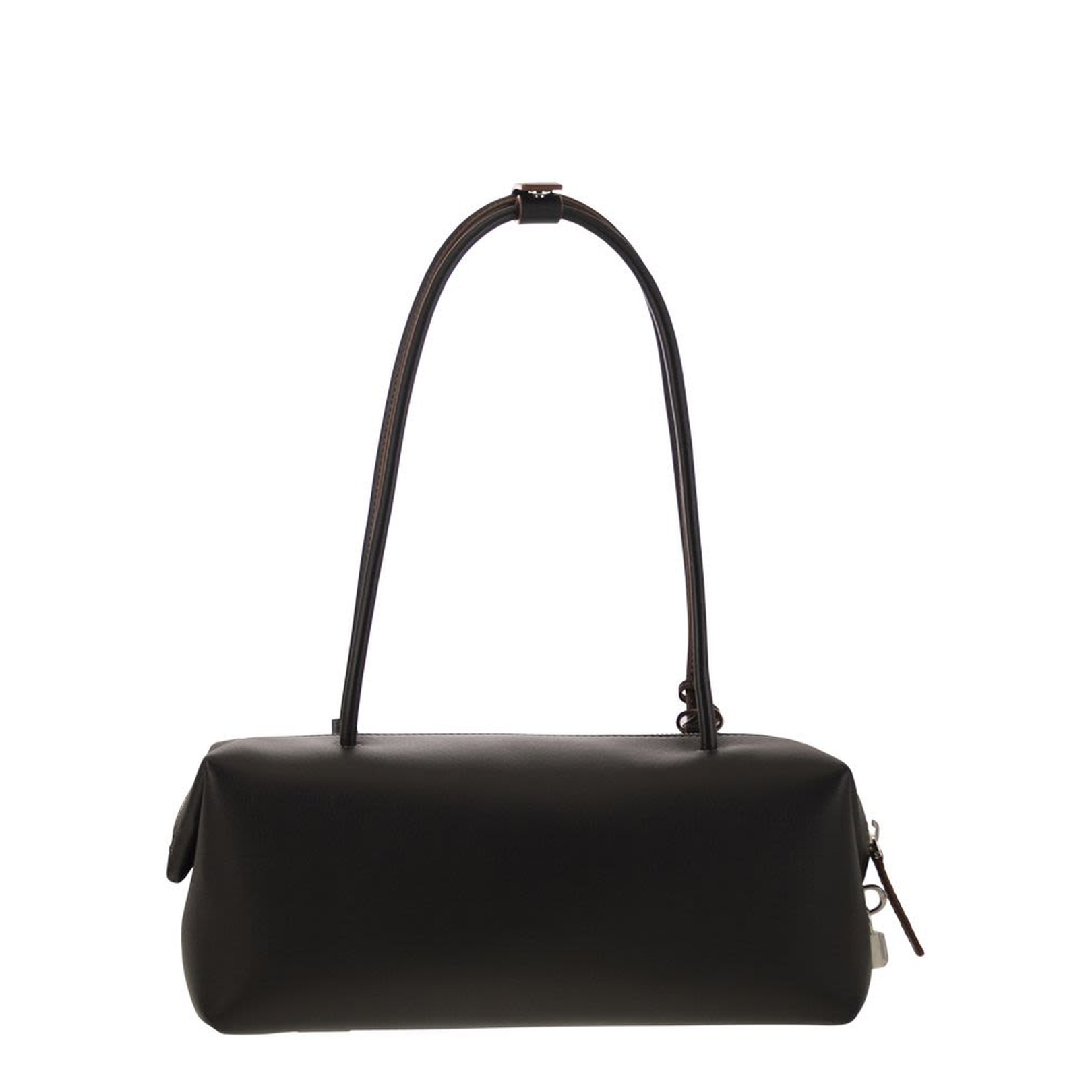 Smooth Natural Calfskin Leather Horizontal Satchel