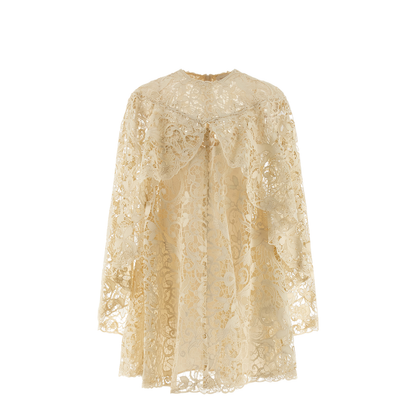 'Memento Bird Lace Mini' Dress