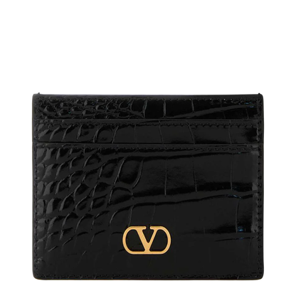 VLogo Plaque Bi-Fold Wallet